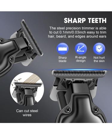 Professional Hair & Beard Trimmer for Men | Cordless T Blade Hair Clippers for Barbers | Rechargeable Hair Cutting Clippers - Buy Online on GoSupps.com