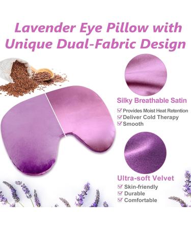 RelaxCoo Sinus Mask - Warm Cold Compress Eye Mask for Dry Eyes, Migraines & Headaches - Microwavable Face Heating Pad - Purple - Buy Online on GoSupps.com