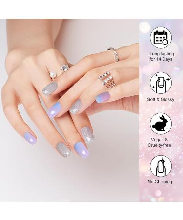  BoloShine Boloshine 20-Pack Soft Self-Adhesive Semi-Cured Gel Nail Stickers Durable Professional-Quality UV Stickers - Buy Online on GoSupps.com