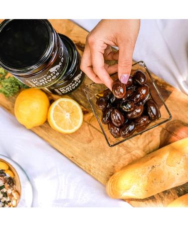 Superior Whole Kalamata Olives JUMBO preserved in Greek Premium Koroneiki Extra Virgin Olive Oil  16.9 Ounce  Mnamu 1.05 Pound (Pack of 1) - Buy Online on GoSupps.com