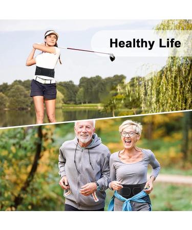 Orangehome Lower Back Support Belt for Men and Women - M Size (Waist 29.5-37.4) - Back Brace for Sciatica, Herniated Disc, Scoliosis - Instant Pain Relief - Buy Online on GoSupps.com