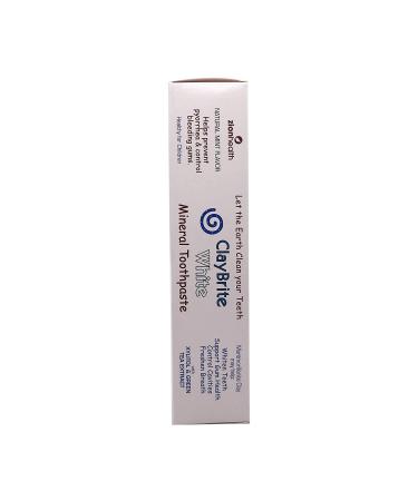 Zion Health ClayBrite Natural Mint Toothpaste 4 oz - Whitening & Health Benefits - Buy Online on GoSupps.com