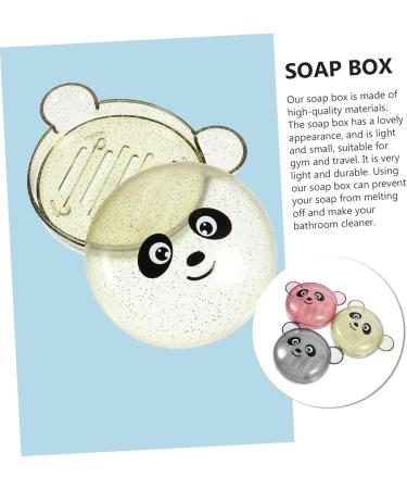 KONTONTY 3pcs Soap Box Soap Storage Rack Soap Dishes for Bar Soap Bottle Brush Shower Soap Holder Bathroom Soap Dish for Kitchen Soap Dryer Rack Water Hollow Out Storage Box Travel As Shown 13.5x10x5.4cm - Buy Online on GoSupps.com