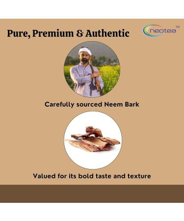 Neotea Azadirachta Indica Neem Bark Powder 300GM (10.58 OZ) | Pure & Natural | Herbal Supplement | Skin & Oral Care | Dental & Digestion Support Tooth Powder - Buy Online on GoSupps.com