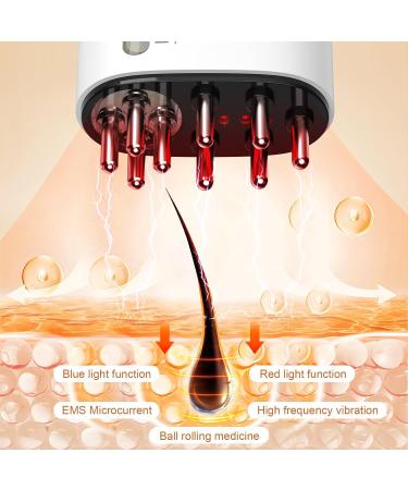 2 in 1 Scalp Massage Brush & Applicator Bottle | Hair Growth Treatment & Waterproof Shampoo Brush - Buy Online on GoSupps.com