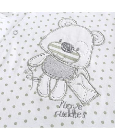 MAMIMAKA Baby Rompers Pajamas Cotton Jumpsuit 0-3 Months - Set of 3 Footed Bodysuits - Buy Online on GoSupps.com