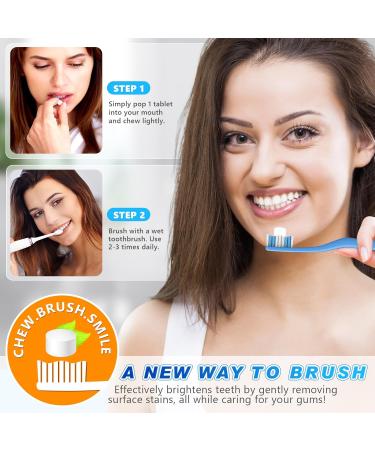 Nano Hydroxyapatite Toothpaste Tablets | Fluoride Free Eco-Friendly Freshens Breath - 70 Chewable Tablets - Buy Online on GoSupps.com