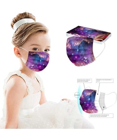 50pc Kids Disposable_Mask 3 Ply Kids Face_Masks for Protection Anti Dust Face Mouth Filter Tools for Children School - Buy Online on GoSupps.com