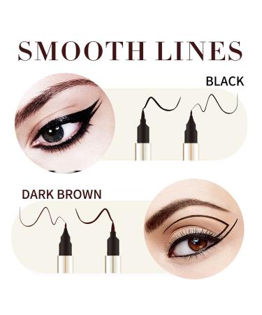 SU YAMMY Dark Brown Liquid Eyeliner - Waterproof & Smudge Proof - Buy Online on GoSupps.com