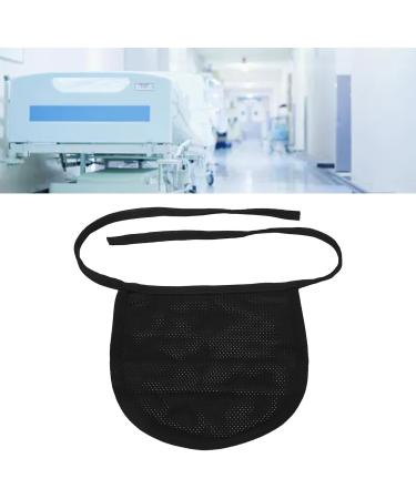 Cervical Stoma Cover - Breathable Lightweight Adjustable Neck Protection in Black | International Shipping - Buy Online on GoSupps.com