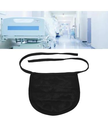 Single Layer Tracheostomy Cover | Neck Stoma Cover | Pure Cotton Full Neck Trachea Cover - Black | International Shipping Available - Buy Online on GoSupps.com
