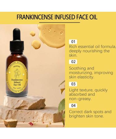 2pcs Frankincense Resin Oil Frankincense Infused Face Oil Infused With Organic Black Seed Castor And Jojoba Oil Facial Moisturizing Anti-Aging Serum - Buy Online on GoSupps.com