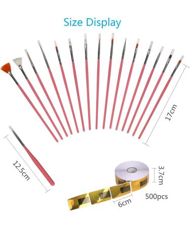 Katoom 515 Pcs Self-Adhesive Nail Stencils - Golden Gel Nail Extension Templates for Perfect Nail Art - Buy Online on GoSupps.com