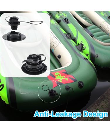Inflatable Boat Air Valve Set | 2pcs Spiral Air Plugs | One-Way Inflation Replacement | Boston Valve for Boats, Kayaks, Rafts - Buy Online on GoSupps.com