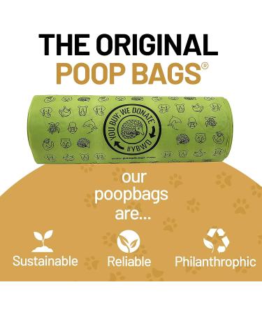 Jane Godall Institute Compostable Dog Poop Bags - Strong, Thick, Leak Proof | 200 Count - Buy Online on GoSupps.com