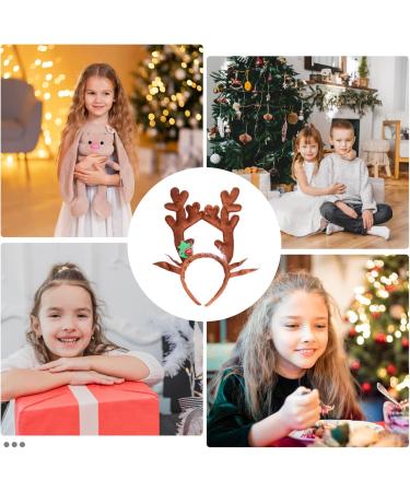 Beavorty Christmas Reindeer Antler Headband Reindeer Antlers Headband Christmas Supplies - Buy Online on GoSupps.com