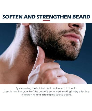 Dyceittdia 2PCs Beard Growth Oil - Natural Beard Oil for Men Moisture Care & Strengthening (2x30ml) | Essential Oils for Healthy Beard Care - Buy Online on GoSupps.com