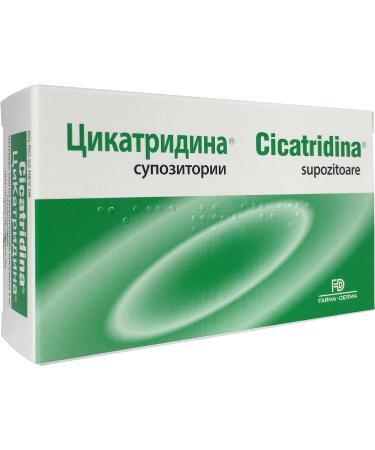 Cicatridina 10 Suppositories - Fast Healing Treatment for Wounds and Injuries - Buy Online on GoSupps.com
