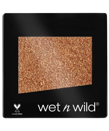 Wet 'n' Wild Color Icon Glitter Single Eyeshadow Shiny Single Eyeshadow with Hydrating Formula and Silky Texture Professional Glitter for Makeup Brass One size