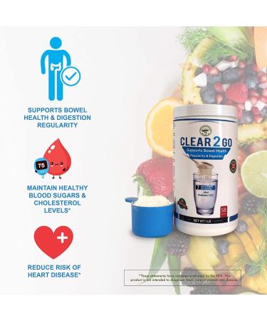 Prebiotic Fiber Supplement Powder - Inulin Soluble Fiber - Sugar & Gluten Free - Bowel Health Support - 15.8 Oz - Buy Online on GoSupps.com