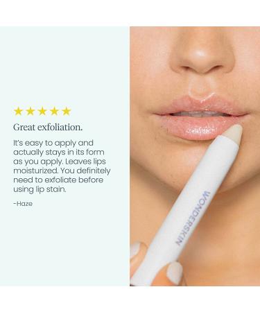 Wonderskin 3-in-1 Lip Scrub for Soft, Flake-Free Lips - Exfoliator, Moisturizer, Lip Balm 0.10 oz - Buy Online on GoSupps.com