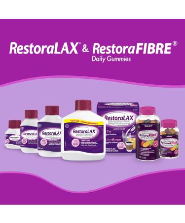 RestoraLAX Powder Stool Softener Laxative - Laxatives For Constipation Effective Constipation Relief For Adults No Taste No Grit No Gas No Bloat No Cramps No Sudden Urge 7 Doses 119 grams - Buy Online on GoSupps.com