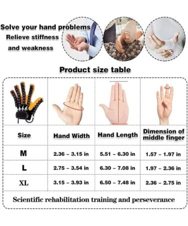 Upgrade Finger Training Rehabilitation Gloves Stroke Hand Splint Robot Gloves Hemiplegia Finger Trainer Stroke Hand Splint AssistiveTraining Equipment Finger Orthosis for Long-Term Relief Right Ha Right Hand -XL - Buy Online on GoSupps.com