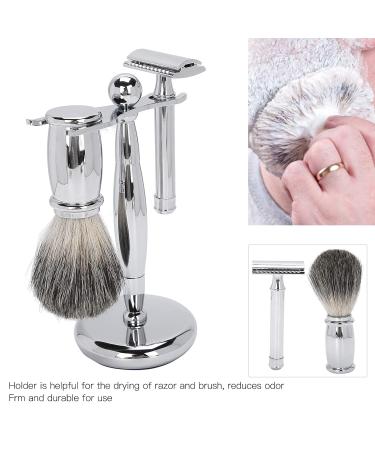3PC Professional Razor Set - Manual Razor & Alloy Holder | Premium Shaving Essentials for Men - Buy Online on GoSupps.com