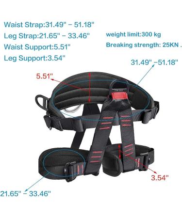 Large Size HeeJo Climbing Safety Seat Belt for Outdoor Tree Climbing - Expanding Training Gear - Buy Online on GoSupps.com