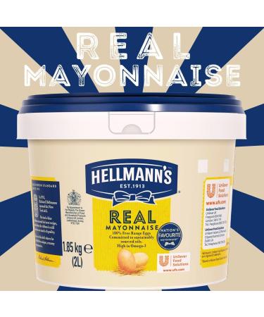 Hellmann's Real Mayonnaise 2 Litre Classic Creamy Taste for Perfect in Sandwiches and Salad Dressing Pack of 1 - Buy Online on GoSupps.com