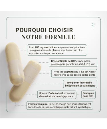 Nullure Vegan Multivitamin Food Supplement | Mineral Vitamins and Supplements for Vegan and Vegetarian Diets | Vit B12 + Vit D3 K2 Vegan + Iron + Iodine + Zinc | 4 Months - Buy Online on GoSupps.com