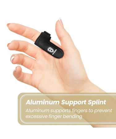 EDNYZAKRN Finger Splint for Trigger Finger - Thumb, Index, Middle, Ring, Pinky Support Brace for Tendonitis, Stiffness, Curved, Bent, Locked - Left or Right Hand - Buy Online on GoSupps.com