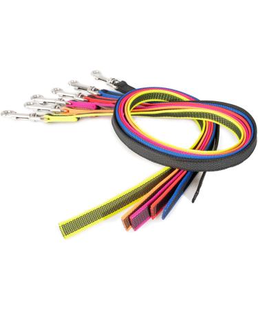 IDC Color & Gray Rubberized Leash - 20mm x 2m (Without Loop) | Durable Red-Grey Dog Leash for International Shipping - Buy Online on GoSupps.com