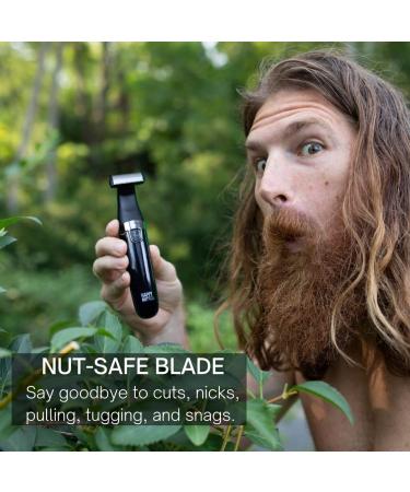 Ballber Groin Trimmer for Men by Happy Nuts - Waterproof & Rechargeable Ball Shaver - Electric Hygiene Groomer for Men - Buy Online on GoSupps.com