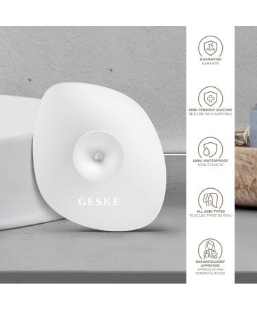 Geske SmartAppGuided 4-in-1 Facial Brush | Silicone Cleaning Device for Professional Skin Care | Soft Handle | International Shipping Available - Buy Online on GoSupps.com