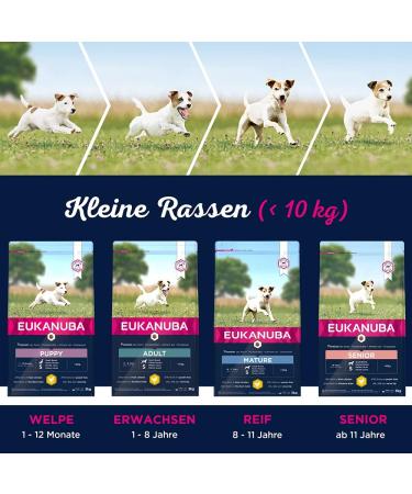 Eukanuba Senior Dog Food with Fresh Chicken for Small Breeds - Premium Dry Food 3 kg Pack - International Shipping Available - Buy Online on GoSupps.com