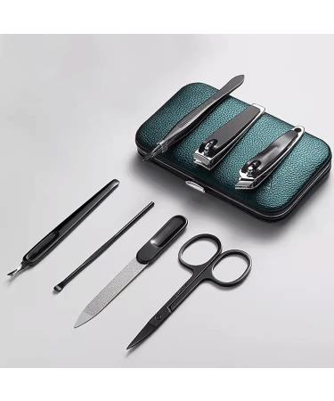Nail Clippers Set Nail Clipper Nail Clipper Set Ear Scoop Nail Clippers Household Finger Clippers Nail Trimming Tools Nail Care kit(Black) - Buy Online on GoSupps.com