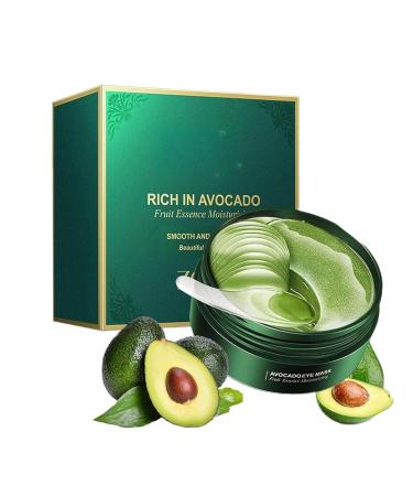 Masque contour des yeux l'avocat (60 pi ces) masque hydratant au collag ne id al pour am liorer la peau s che du contour des yeux lisser et rajeunir la peau. 1PCS