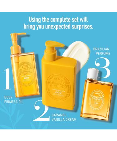 Sttes 602# Lotion corporelle Caramel & Vanille 250 ml (8 45 fl oz) Lotion pour le corps aux sept huiles v g tales pures + caf ine active (sans huile min rale) - Buy Online on GoSupps.com