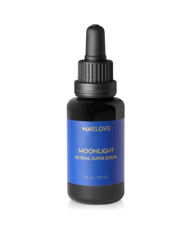 MAELOVE Moonlight Advanced Retinal Super Serum 10x Stronger than Regular Retinol for Softening Lines and Wrinkles Reducing Dark Spots Improving Skin Firmness Vegan Cruelty-Free 1.0 fl oz