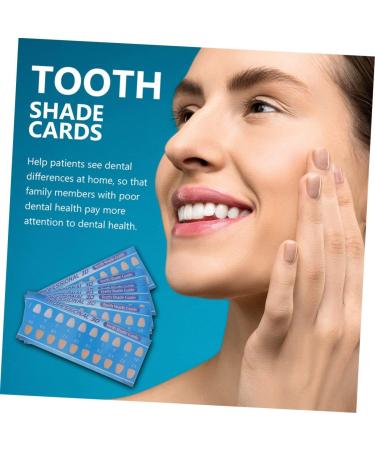 Plafope 30-Piece Tooth Color Card Set - Premium Dental Care Supplies for Whitening & Color Matching - Buy Online on GoSupps.com