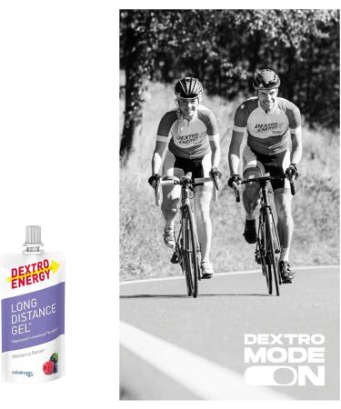 Dextro Energy Long Distance Energy Gel Wildberry + Magnesium - 12x50ml | Electrolyte Carbohydrate Concentrate for Endurance Workouts - Buy Online on GoSupps.com
