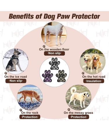 BEAUTYZOO Dog Paw Protectors Grip Pads | Anti-Slip Traction for Dogs on Hardwood Floors & Hot Pavement | 48 Pads XXXL (L 3.38in x W 3.07in) - Buy Online on GoSupps.com