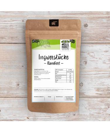 1 kg Slightly Candied Dried Sulphured Ginger Pieces - Spicy Snack for International Shipping - Buy Online on GoSupps.com