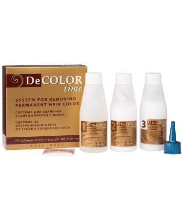 Colour Removal System from a Permanently Dyed Hair - Professional Result at Home!