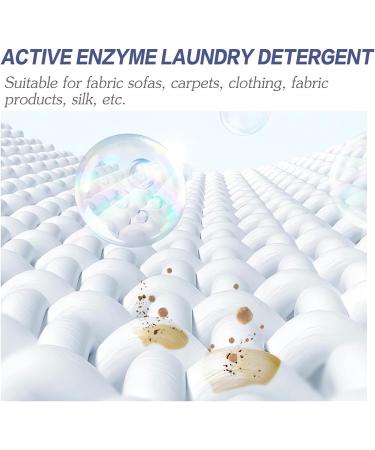 Active Enzyme Laundry Stain Remover - Natural & Non-Toxic Clothes & Carpet Cleaner for Tough Stains | 2023 Edition - Buy Online on GoSupps.com