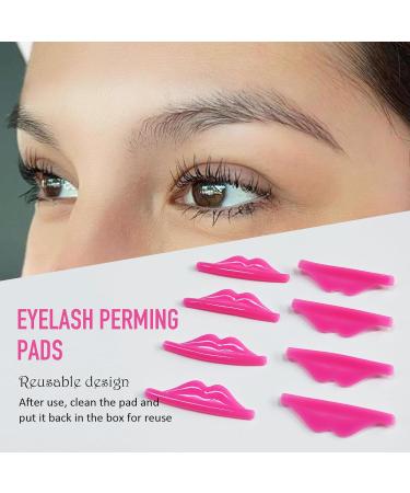 Lash Lift Rods 2024 | Reusable Silicone Eyelash Perm Pads - 4 Sizes C Curl | No Glue Self-Sticky Lamination Tool | RosaRed - Buy Online on GoSupps.com