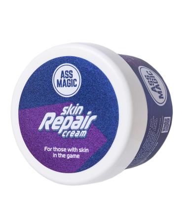 ASS MAGIC Skin Repair Cream for Athletes - Fast Healing for Chafing Blisters & Sunburn | Soothes Irritated Skin | Contains Panthenol Glycerine & Colloidal Oat for Rapid Recovery