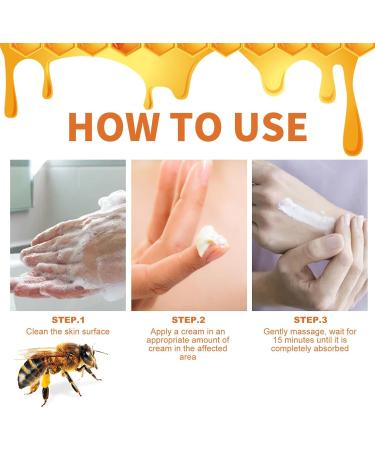 FLLUOUZH 2 Pcs Bostore Canadian Bee Venom Alleviating Bone Pain Bostore Canadium Bee Venom Cream Bee Venom Joint Relief Cream for Back Neck Hands Feet - Buy Online on GoSupps.com