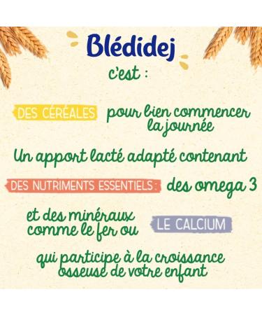 Bl dina Bl didej - Biscuit au lait - 6 mois et plus - 3 Paquets de 4 Briques - Buy Online on GoSupps.com